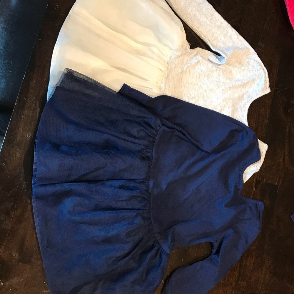 Set of 2 Old Navy tutu dresses 2T navy & gray